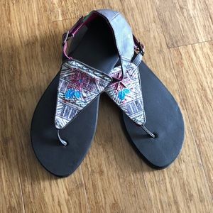 Brown Sanuk Sandals